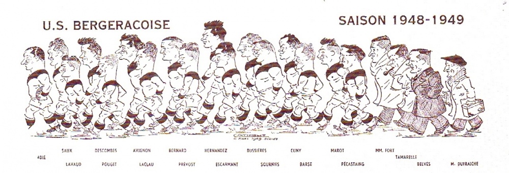 US Bergerac Rugby » 1948.1949 Equipes